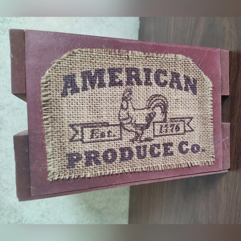 Wooden Farmhouse Chicken Crate Decor American Produce Co